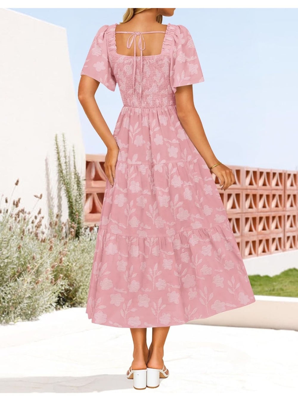 NWT Zesica floral midi dress - Picture 2 of 3